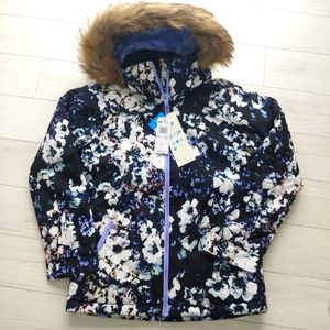 ROXY NEW American Pie Floral Snow Jacket